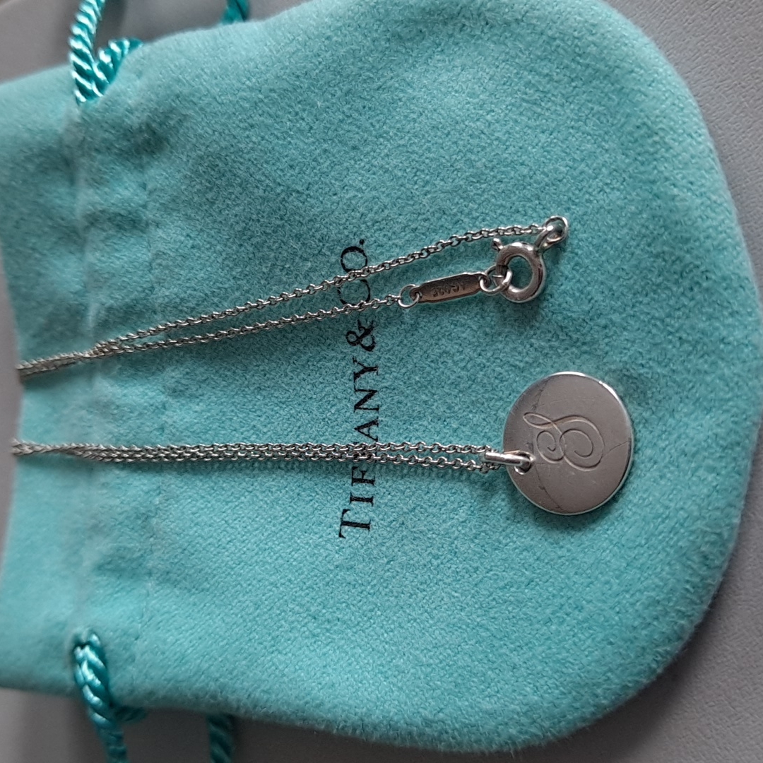 Authentic Tiffany & Co. S Pendant Necklace